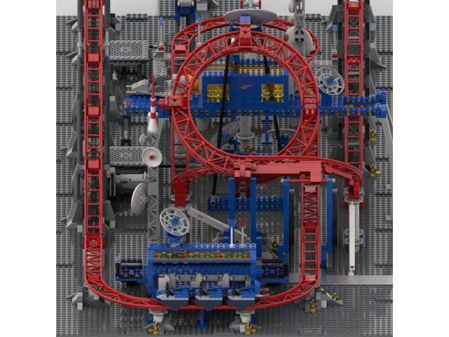 ZITIANYOUBUILD Custom MOC-104035 Circular Roller Coaster Model (2640 Parts) Toys Gift