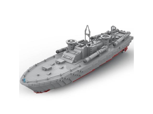ZITIANYOUBUILD Custom MOC-183763 Elco 80 Stout Ship Large Scale PT Boat WWII Battleship 3523PCS