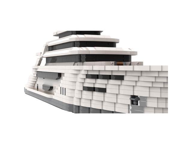 ZITIANYOUBUILD Custom MOC-154458 Large Super Luxury Yacht Model(4188PCS) Building Toys Set Gift