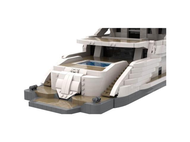 ZITIANYOUBUILD Custom MOC-154458 Large Super Luxury Yacht Model(4188PCS) Building Toys Set Gift