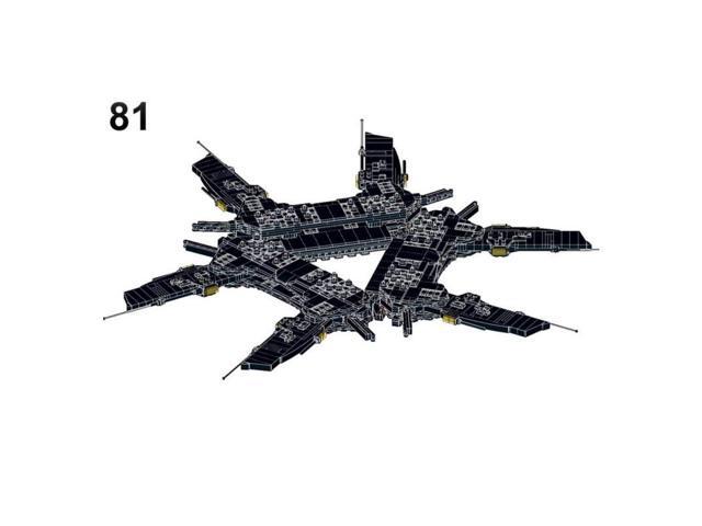ZITIANYOUBUILD Custom MOC-128807 Sci-fi Battleship Base Model(2175PCS) Toys Gift for Christmas
