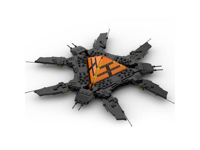 ZITIANYOUBUILD Custom MOC-128807 Sci-fi Battleship Base Model(2175PCS) Toys Gift for Christmas