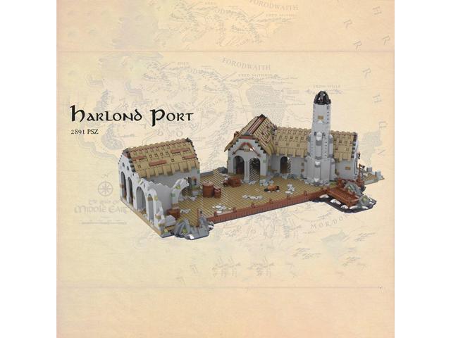 ZITIANYOUBUILD Custom MOC-65405 Harlond Port (2882+ Parts) Building Toys Set Gift for Christmas