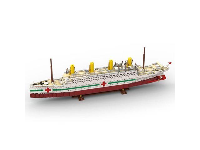 ZITIANYOUBUILD Custom MOC-175744 HMHS Britannic Modern Medical Ship Military 2605PCS