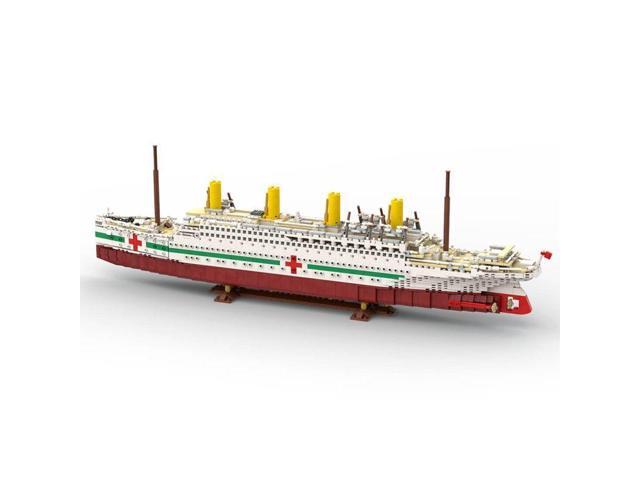 ZITIANYOUBUILD Custom MOC-175744 HMHS Britannic Modern Medical Ship Military 2605PCS