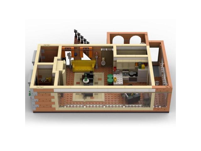 ZITIANYOUBUILD Custom MOC-97178 Extended Apartment Model Street Scene(2810PCS) Toys Gift