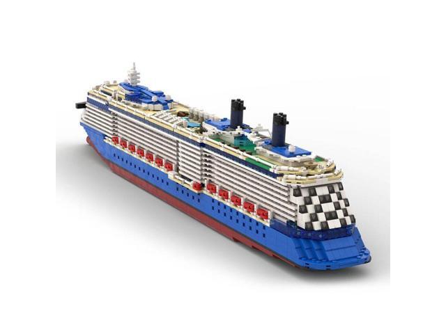 ZITIANYOUBUILD Custom MOC-175049 1/400 Scale Celebrity Reflection Large Steamship 3862Pcs