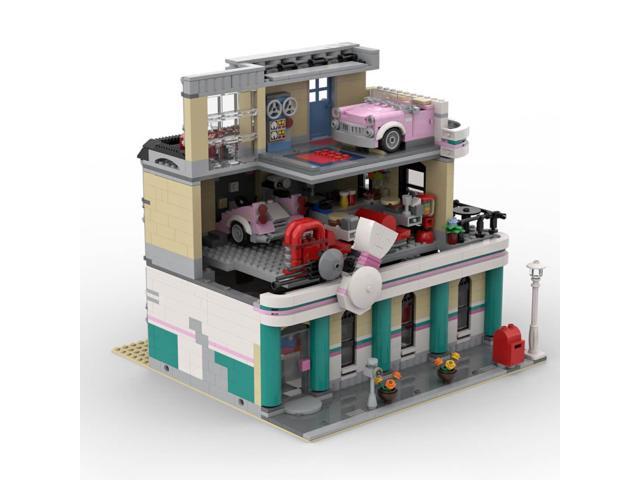 ZITIANYOUBUILD Custom MOC-58435 Jims Bowling Alley & Diner Toys Gift for Christmas 2171Pcs