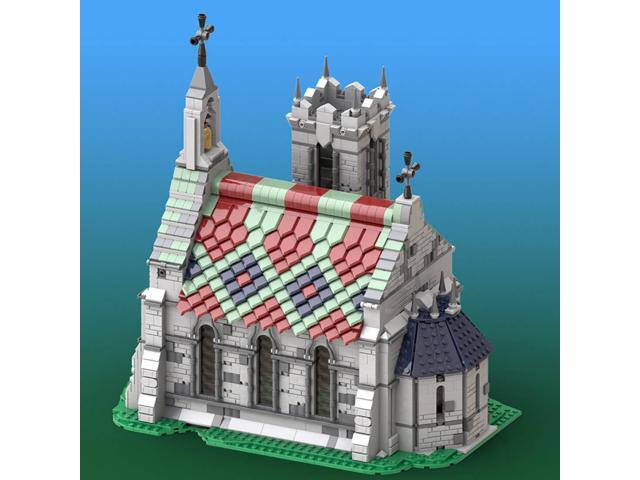 ZITIANYOUBUILD Custom MOC-198172 Medieval Old Church Building Blocks Set (2496PCS) Toys Gift