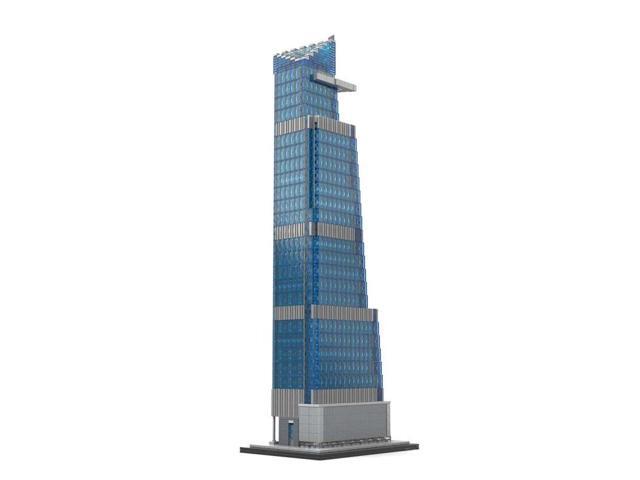 ZITIANYOUBUILD Custom MOC-183374 New York 30 Hudson Yards 1/800 Scale Building Blocks (3088PCS)