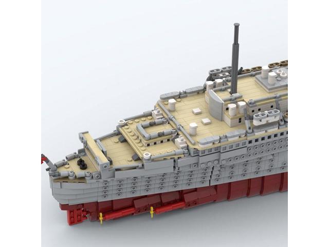 ZITIANYOUBUILD Custom MOC-99057 Queen Mary Troopship Super Cruise Shaped Fit for 10294 4746pcs