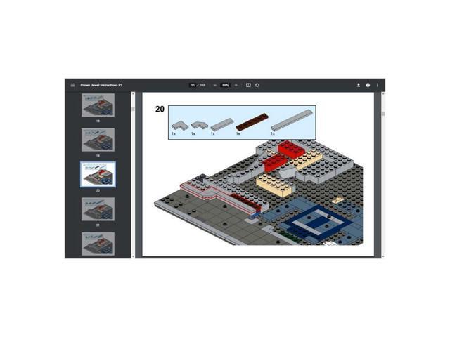 ZITIANYOUBUILD Custom MOC-72506 Crown Jewel (2373 Parts) Building Toys Set Gift for Christmas