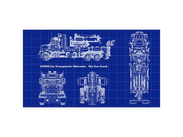ZITIANYOUBUILD Custom MOC-82276 Trailer Vehicle Model(2087PCS) Toys Gift for Christmas