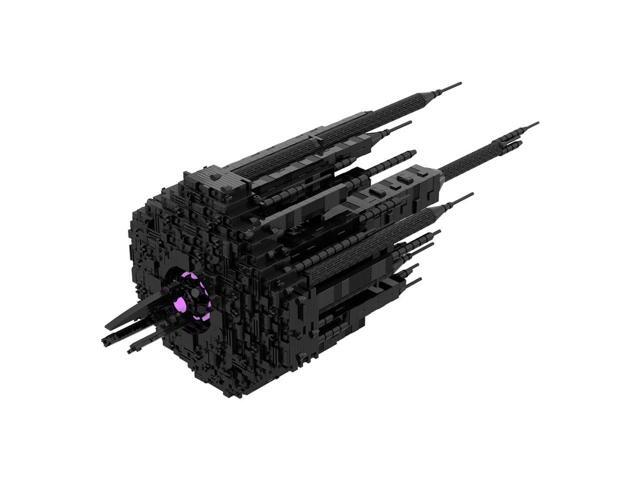 ZITIANYOUBUILD Custom MOC-125965 Replicator-Cruiser Space Wars Ship Sci-Fi Spacecraft(2064PCS)
