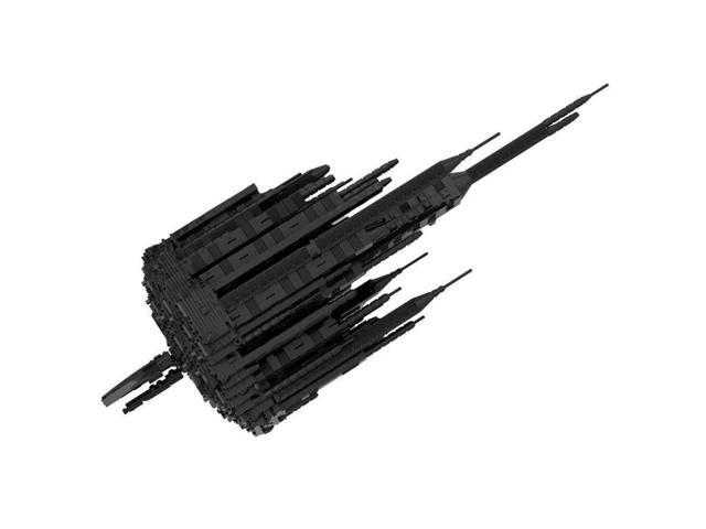 ZITIANYOUBUILD Custom MOC-125965 Replicator-Cruiser Space Wars Ship Sci-Fi Spacecraft(2064PCS)