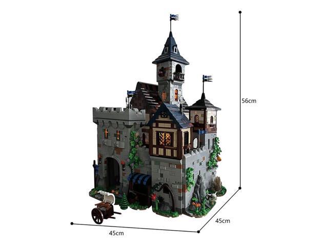 ZITIANYOUBUILD Custom MOC-154776 Modular Black Falcon`s Castle Model 6560 Parts Minifig Scale