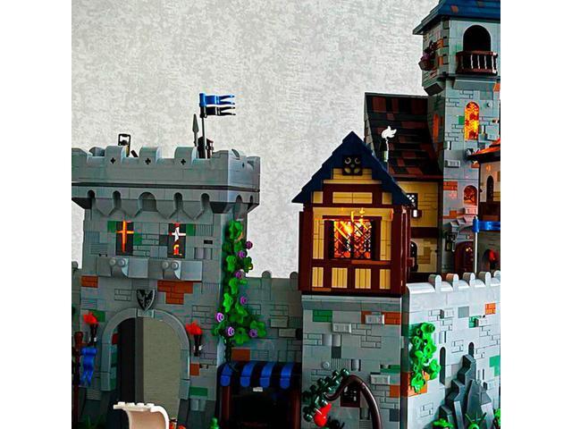 ZITIANYOUBUILD Custom MOC-154776 Modular Black Falcon`s Castle Model 6560 Parts Minifig Scale