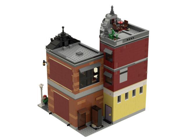 ZITIANYOUBUILD Custom MOC-134365 Downtown Magic Shop Model Street Scene(2810PCS) Toys Gift