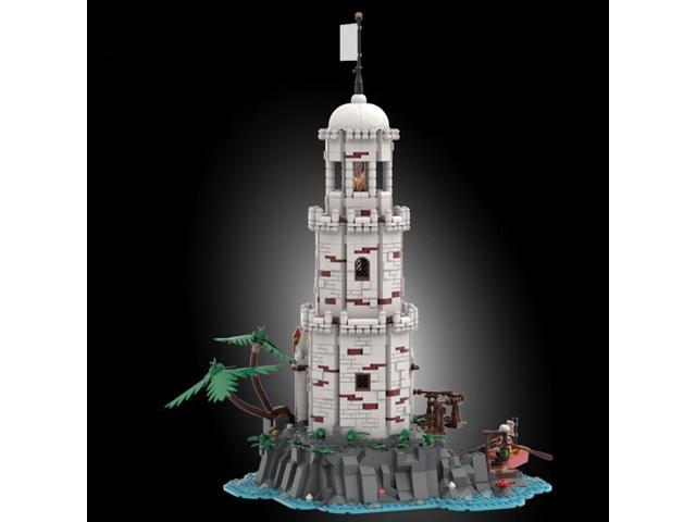 ZITIANYOUBUILD Custom MOC-194172 Royal Lighthouse with Ship for Pirates Series 2575 Parts