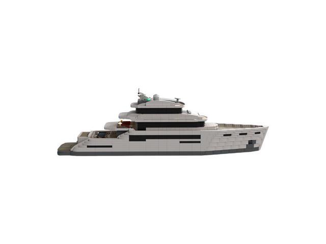 ZITIANYOUBUILD Custom MOC-157092 Super Luxury Yacht Model(3255PCS) Toys Gift for Christmas