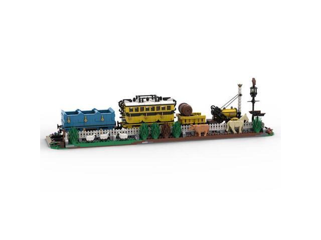 ZITIANYOUBUILD Custom MOC-176642 Stephensons Rocket Locomotive Display Building Set (2327PCS)