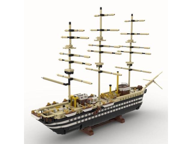 ZITIANYOUBUILD Custom MOC-182894 Amerigo Vespucci Tall Schooner Ship (2981PCS) for Christmas