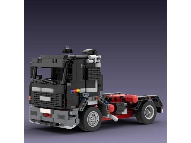 ZITIANYOUBUILD Custom MOC-120709 Flatbed Trailer with Crane Truck (2148PCS) Toys Gift