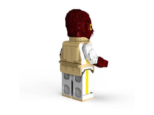 ZITIANYOUBUILD Custom MOC-111488 + MOC-111289 Mega Figure with Helmet 2515 Parts Toys Gift