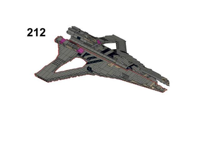 ZITIANYOUBUILD Custom MOC-116453 JemHadar Battleship Model(1725PCS) Building Toys Set Gift
