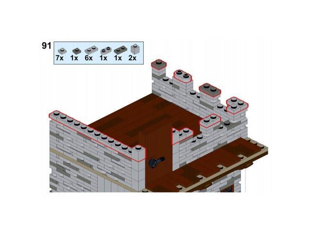 ZITIANYOUBUILD Custom MOC-158191 Medieval Roman City Insula Module Model(1543PCS) Toys Gift
