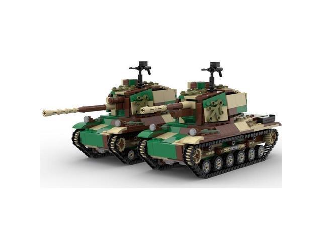 ZITIANYOUBUILD Custom MOC-55859 1/30 O-I Japanese Super Heavy Tank 1867 Parts Toys Gift