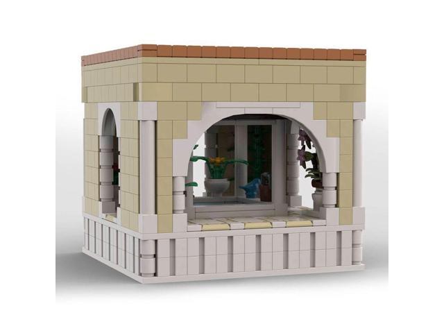 ZITIANYOUBUILD Custom MOC-158187 Medieval Roman City Atrium Module Model (875 Parts)
