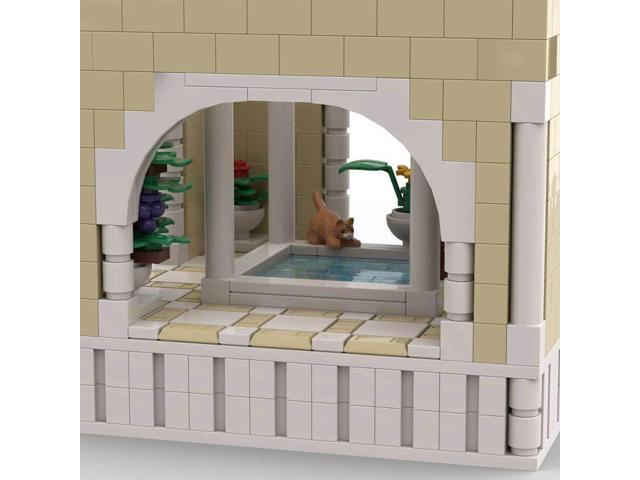 ZITIANYOUBUILD Custom MOC-158187 Medieval Roman City Atrium Module Model (875 Parts)