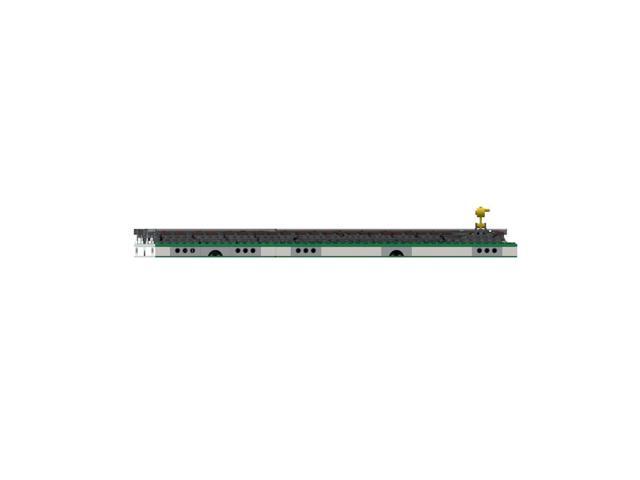 ZITIANYOUBUILD Custom MOC-124899 MILS Ballasted Left Switch Return Curve Train Track(576PCS)