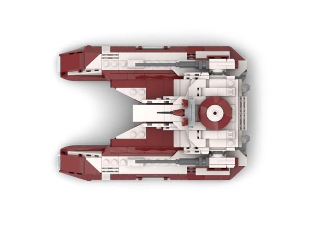 ZITIANYOUBUILD Custom MOC-148415 Sci-fi Interstellar Wars Assault Tank Model(512PCS) Toys Gift