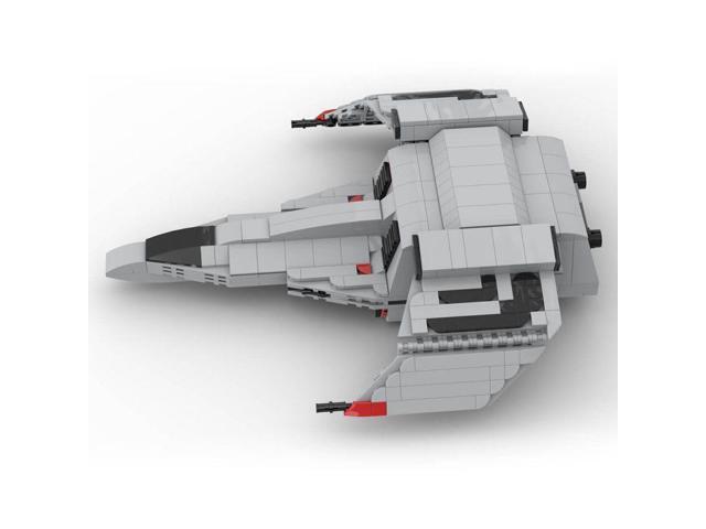 ZITIANYOUBUILD Custom MOC-129404 Commander F-107 Black Lance Sci-fi Battleship (514 Parts)