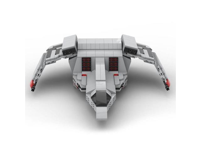 ZITIANYOUBUILD Custom MOC-129404 Commander F-107 Black Lance Sci-fi Battleship (514 Parts)