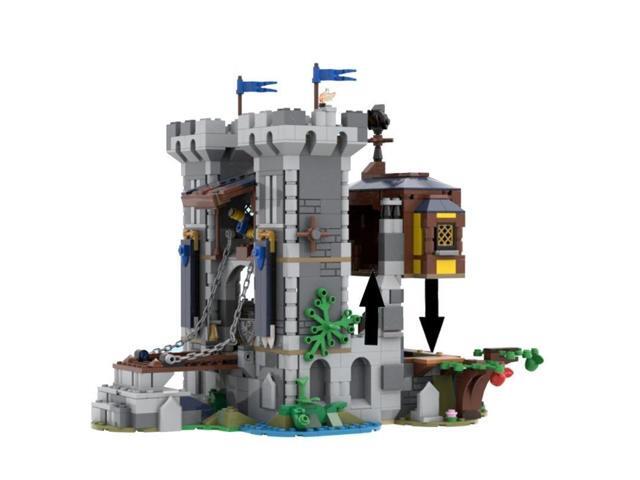 ZITIANYOUBUILD Custom MOC-108731 Medieval Black Sakers Fort (1025 Parts) Toys Gift