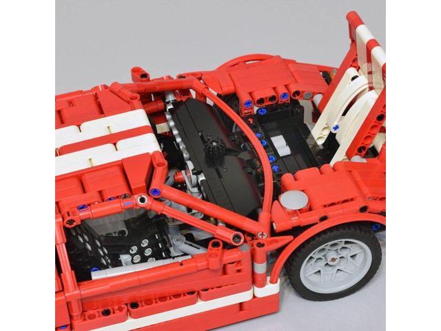 ZITIANYOUBUILD Custom MOC-113244 1/12 Scale Supercar Vehicle Model(1468PCS/Red) Toys Gift
