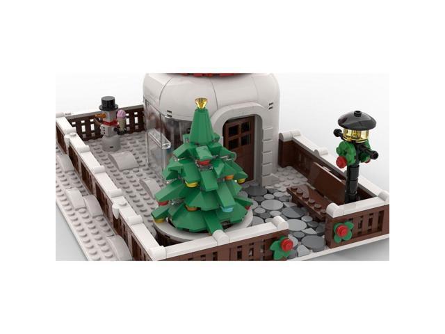 ZITIANYOUBUILD Custom MOC-128658 Snowman Hut (975 Parts) Building Toys Set Gift for Christmas
