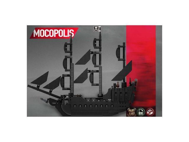 ZITIANYOUBUILD Custom MOC-84574 Pirate Black Pearl Ship (1007 Parts) Toys Gift for Christmas