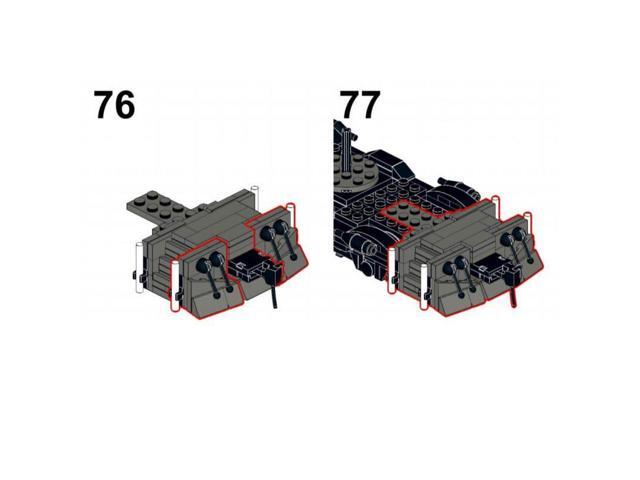 ZITIANYOUBUILD Custom MOC-112387 Kansas City Southern SD40T-2 Train Model (1899 Parts)
