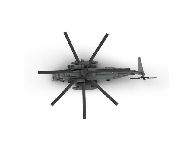 ZITIANYOUBUILD Custom MOC-134252 Sikorsky Mh-53 Pave Low Rescue Helicopter (2023pcs)
