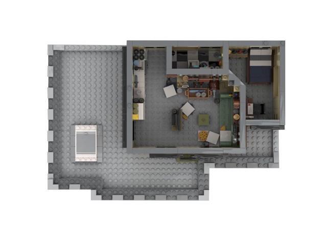 ZITIANYOUBUILD Custom MOC-91656 SitCom Suites - Part 5 Modification of Set 76200 (846 Parts+)