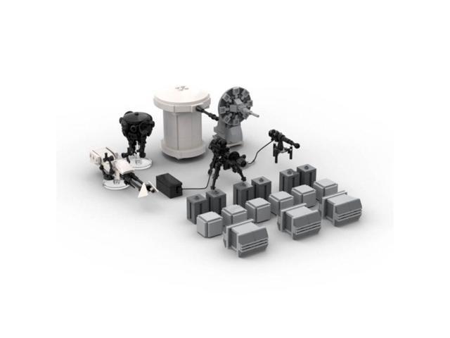 ZITIANYOUBUILD Custom MOC-124628 Sci-Fi Space Wars Carrier Landscape Model(1813PCS) Toys Gift