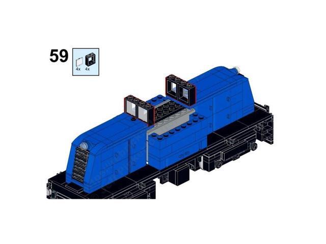 ZITIANYOUBUILD Custom MOC-116974 Fd-RR GE45 Ton Switcher 582 Parts Toys Gift for Christmas
