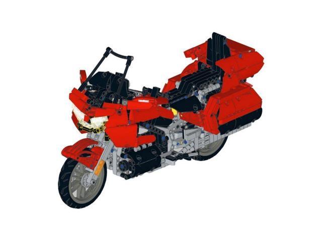 ZITIANYOUBUILD Custom MOC-29748 Motorcycle Model(1290PCS/Red) Toys Gift for Christmas