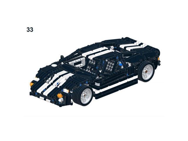 ZITIANYOUBUILD Custom MOC-113244 1/12 Scale Supercar Vehicle Model(1468PCS/Black) Toys Gift