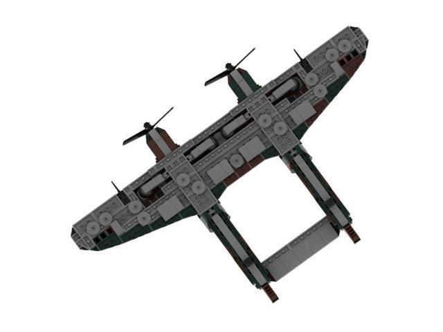 ZITIANYOUBUILD Custom MOC-133781 BF 109 Military Theme Model Building Blocks (634PCS/Camo)