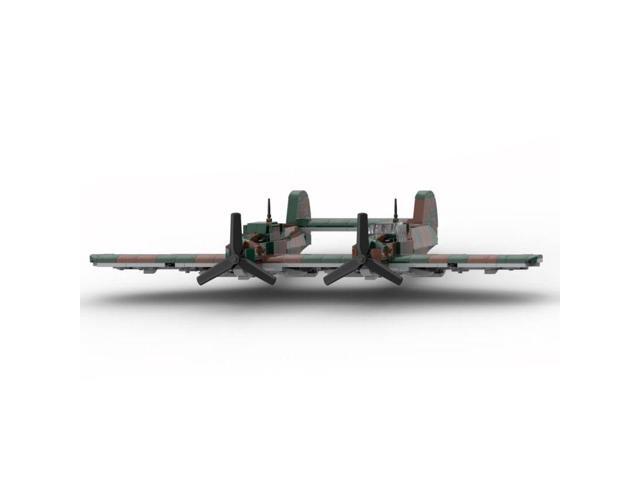 ZITIANYOUBUILD Custom MOC-133781 BF 109 Military Theme Model Building Blocks (634PCS/Camo)